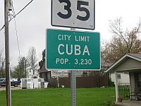 USA - Cuba MO - City Sign (13 Apr 2009)